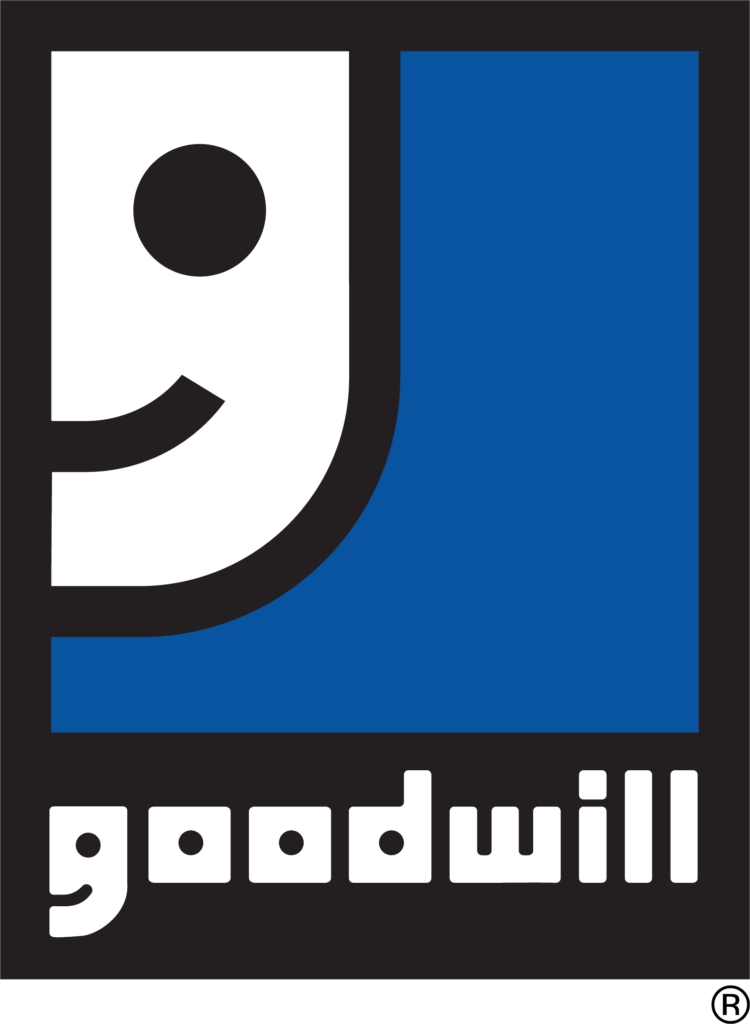 The "Smiling G" Goodwill logo.