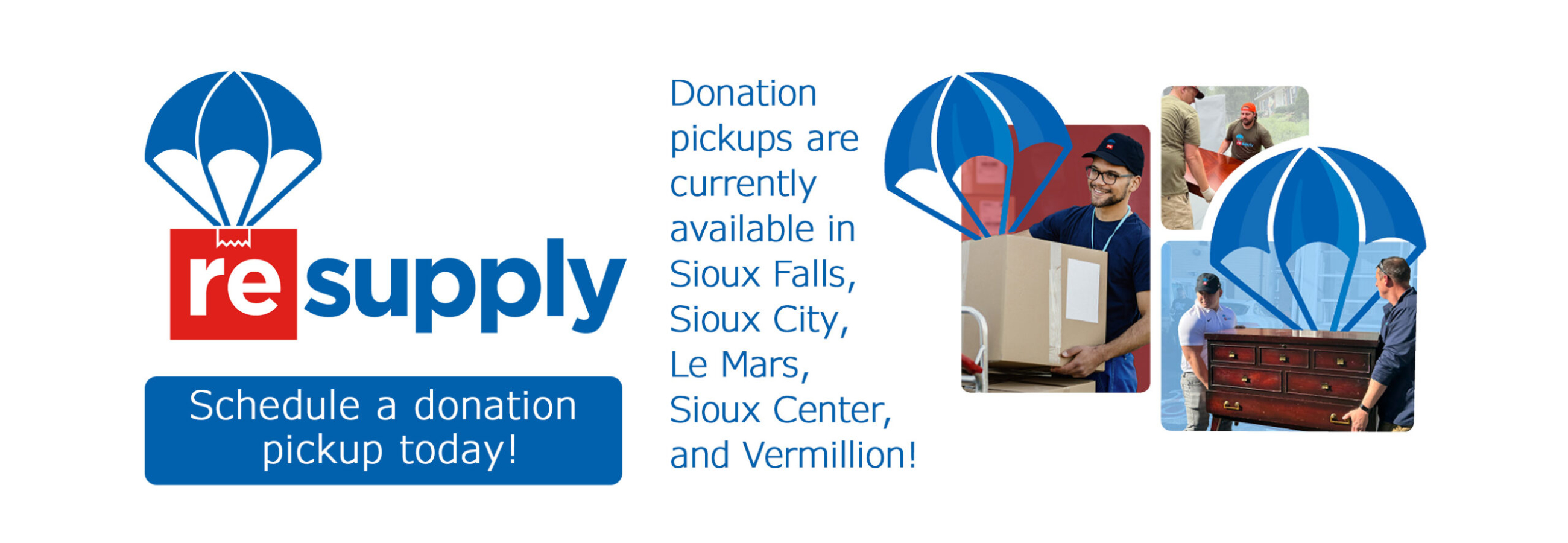 ReSupply - Schedule a donation pickup today!